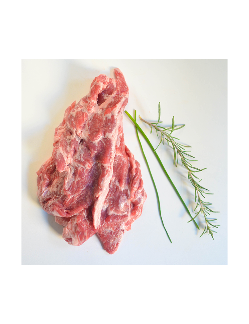 Pluma de cerdo ibérico de bellota. Origen: Guijuelo.