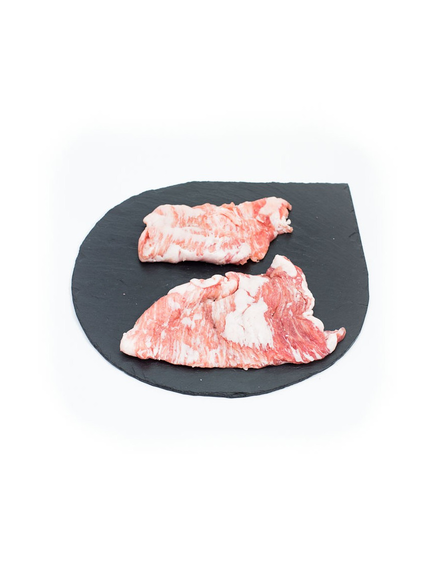 Cruceta/Secreto ibérico de bellota. Origen: Guijuelo.